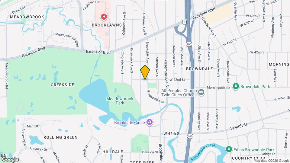 4200 Brookside Ave Map and Location Details