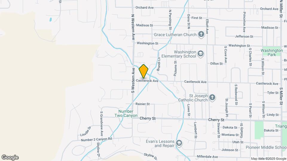 1722 Castlerock Ave Map and Location Details