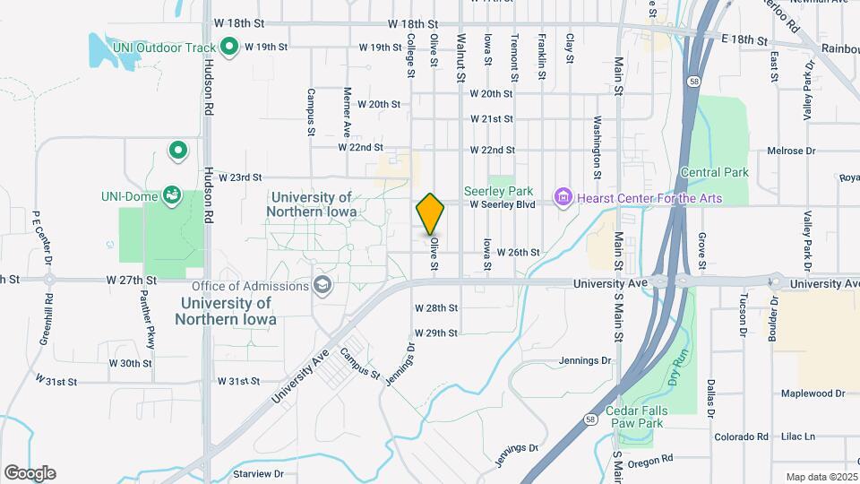 2515 Olive St Map and Location Details