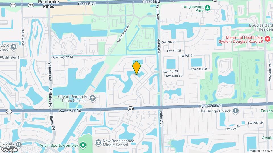10261 SW 13th St Mapa y Detalles de la Ubicación