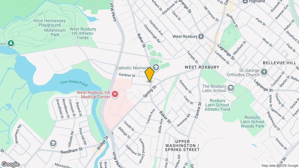 202 Baker St, Unit 1 Map and Location Details