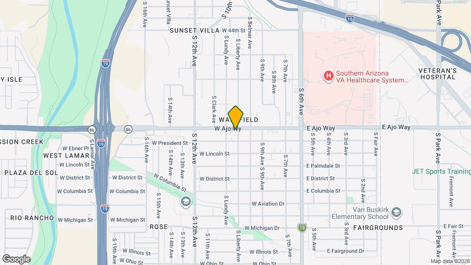 3808 S Liberty Ave Mapa y Detalles de la Ubicación