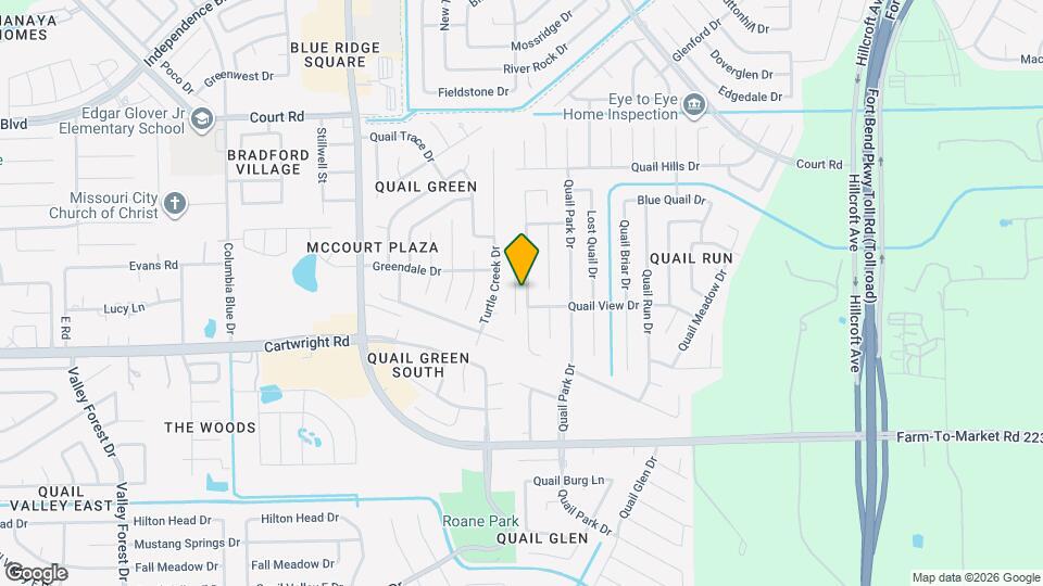 16618 Lonesome Quail Dr Map and Location Details