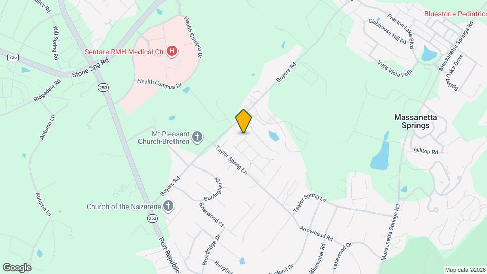 1394 Verdant Spring Ln Map and Location Details