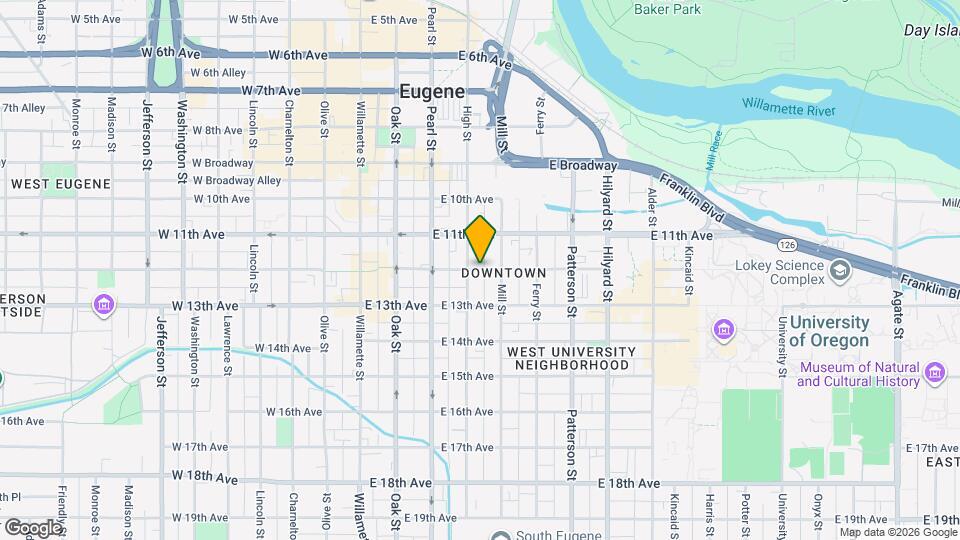 336 E 12th Ave Map and Location Details