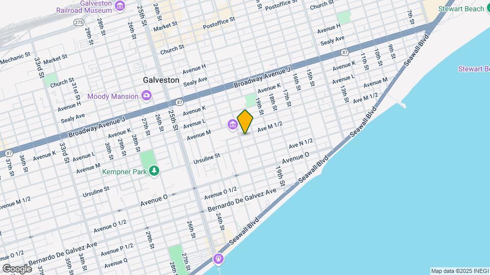 2017 Ave M 1/2 Map and Location Details