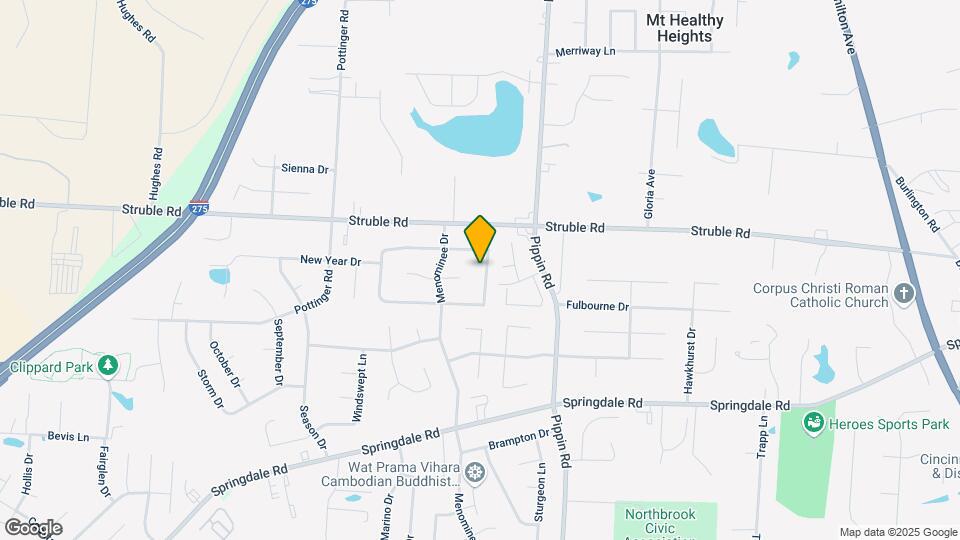 2907 Bentbrook Dr Map and Location Details