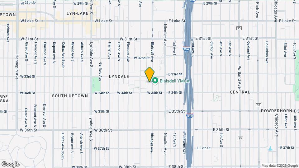 3322 Blaisdell Ave South Map and Location Details