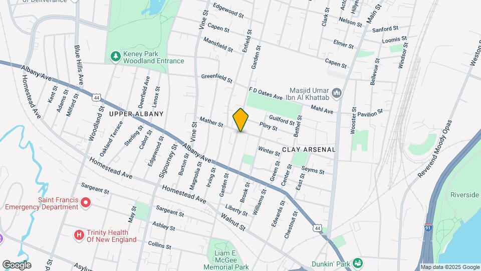 398-400 Garden St Mapa y Detalles de la Ubicación