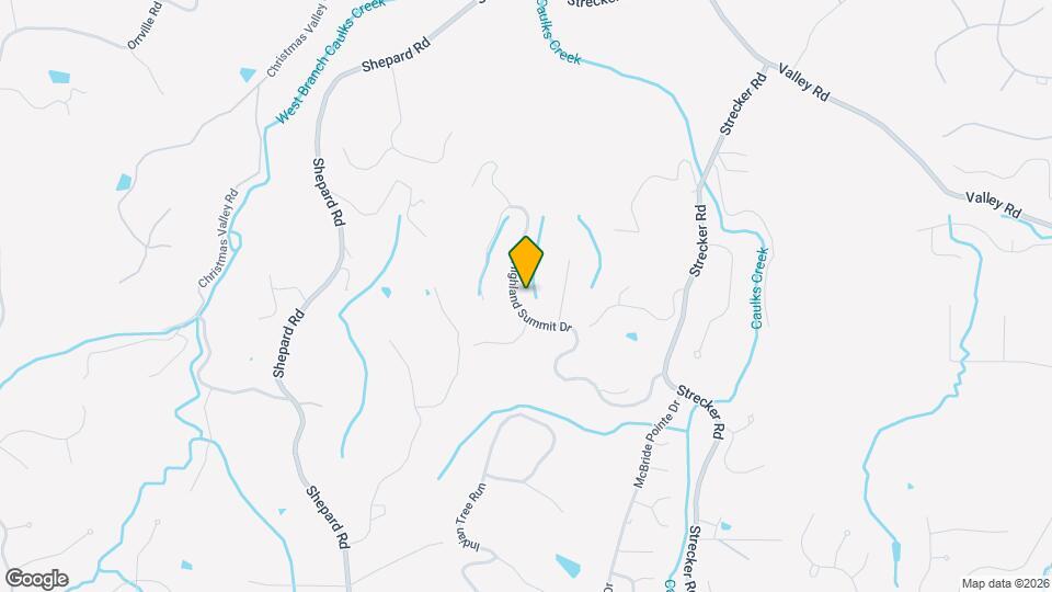 16611 Highland Summit Dr Mapa y Detalles de la Ubicación