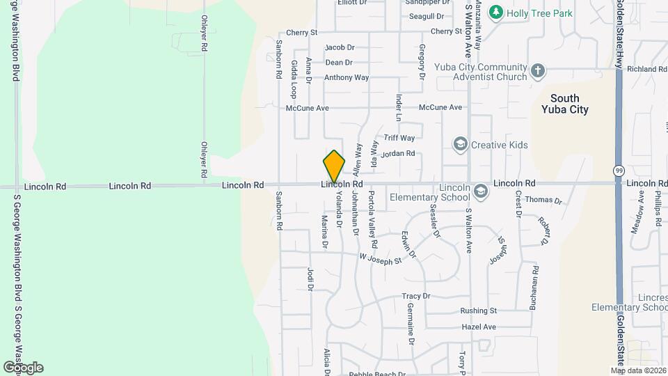 1023 Yolanda Dr Map and Location Details