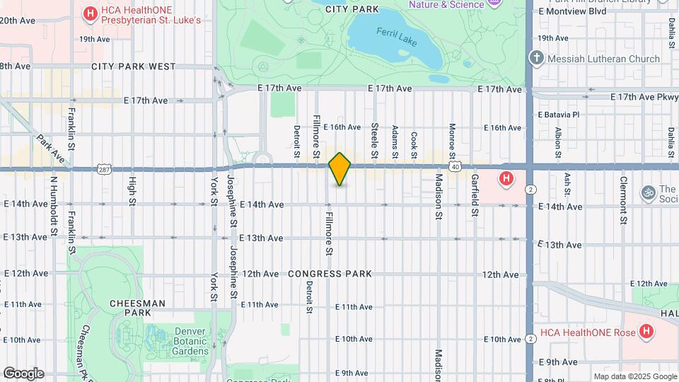 1437 Milwaukee St Map and Location Details