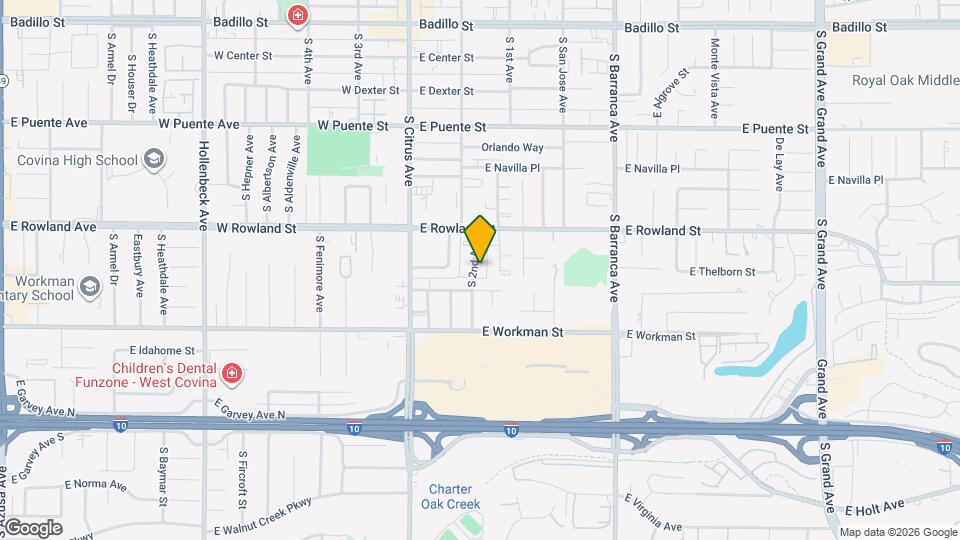 670 S 2nd Ave Map and Location Details