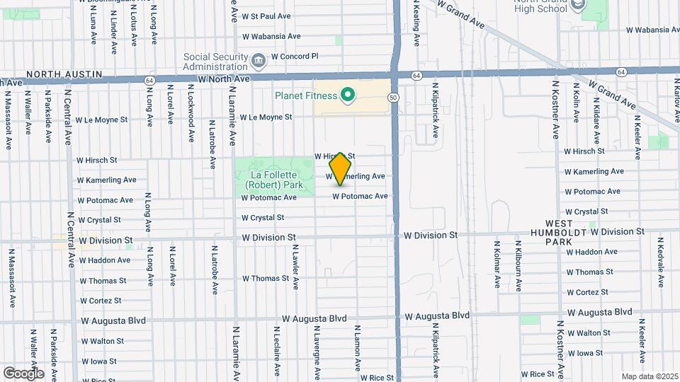 4920 W Potomac Ave Map and Location Details