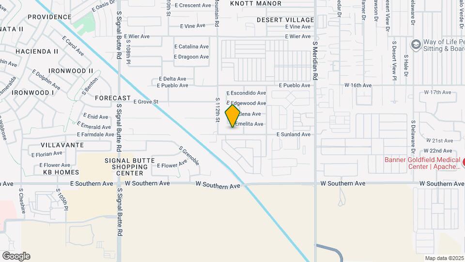 11240 E Sunland Ave Map and Location Details