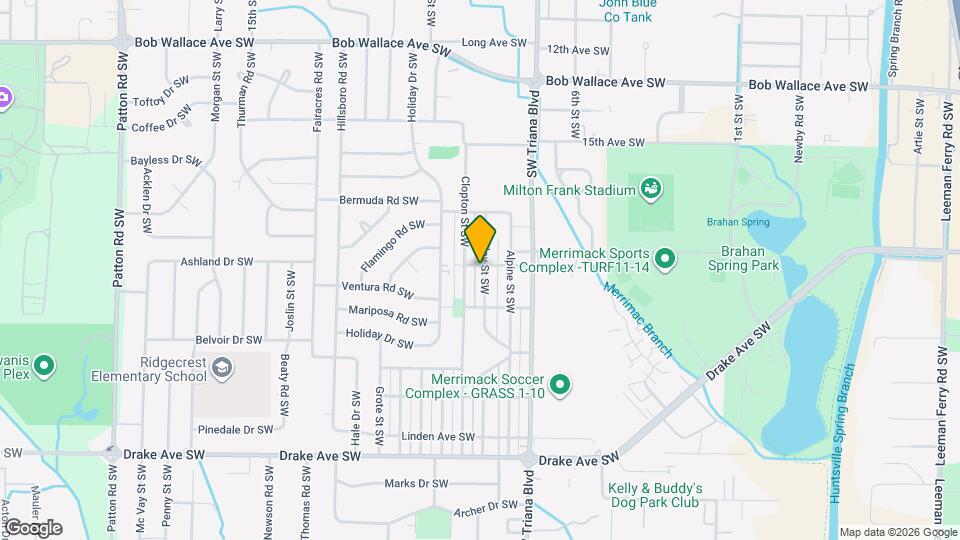 3302 Bradley St SW Map and Location Details