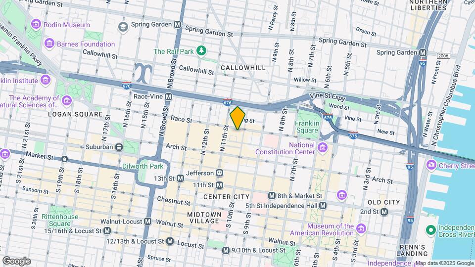 1010 Race St Map and Location Details