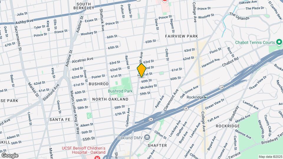 6020 Telegraph Ave Map and Location Details