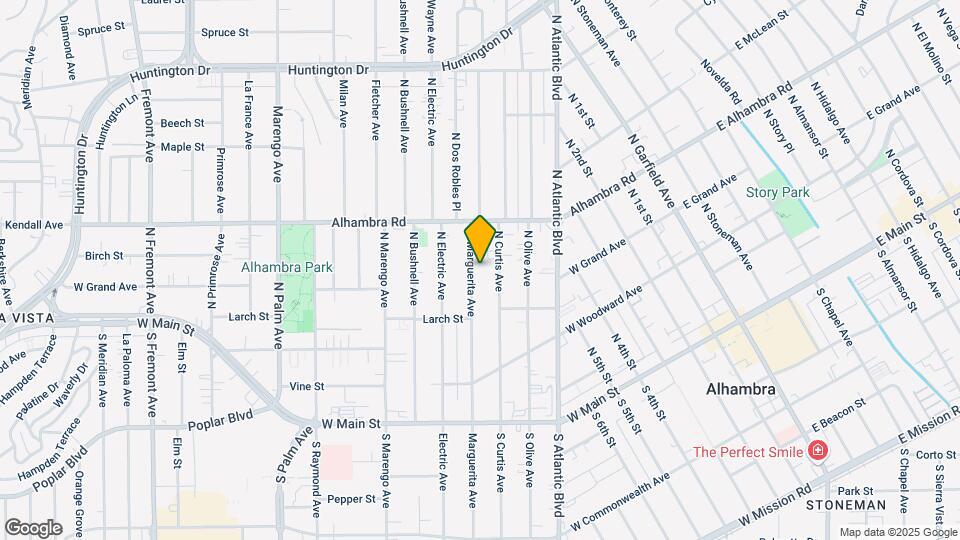 418 N Marguerita Ave Map and Location Details