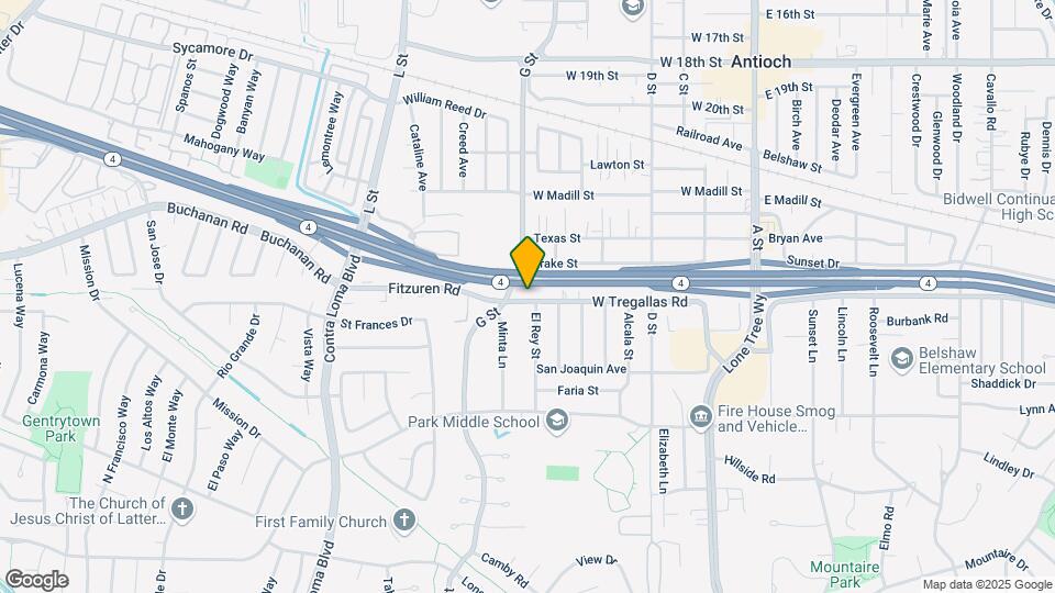 630 W Tregallas Rd Mapa y Detalles de la Ubicación