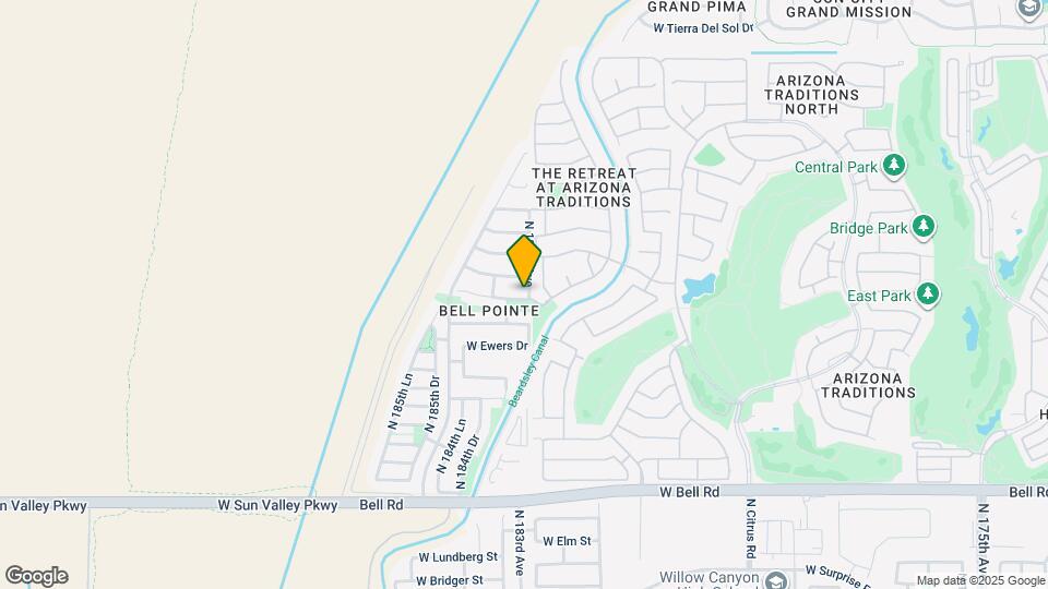 17722 N 183rd Ave Map and Location Details