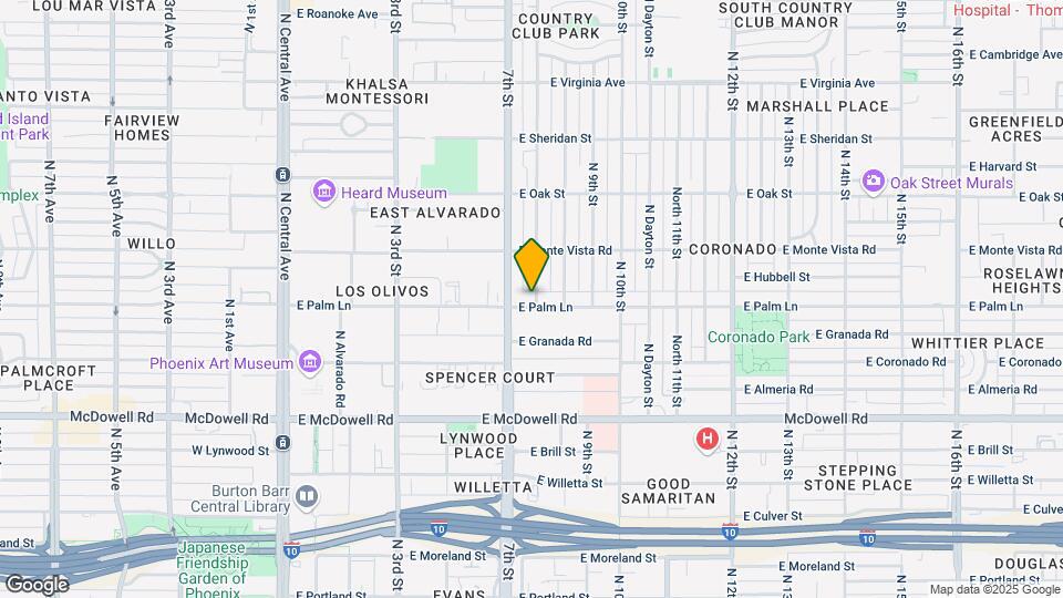 2002 N 8th St Mapa y Detalles de la Ubicación