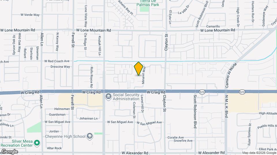 2329 W Whitney Peak Way Map and Location Details