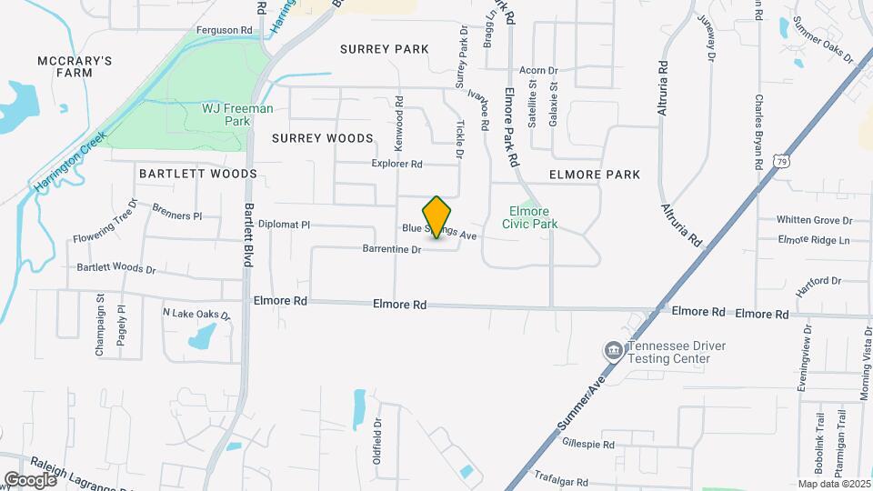 6088 Barrentine Dr Map and Location Details