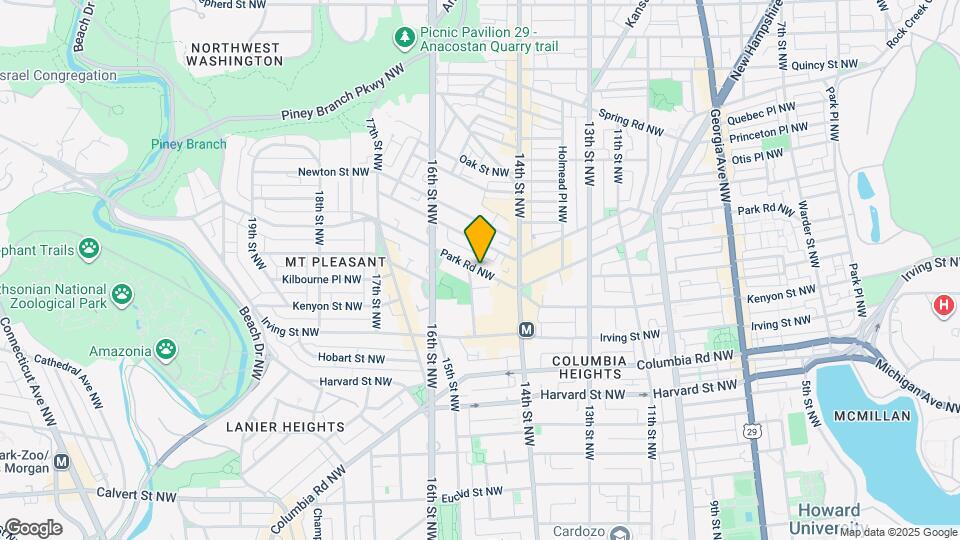 1457 Park Rd NW Map and Location Details