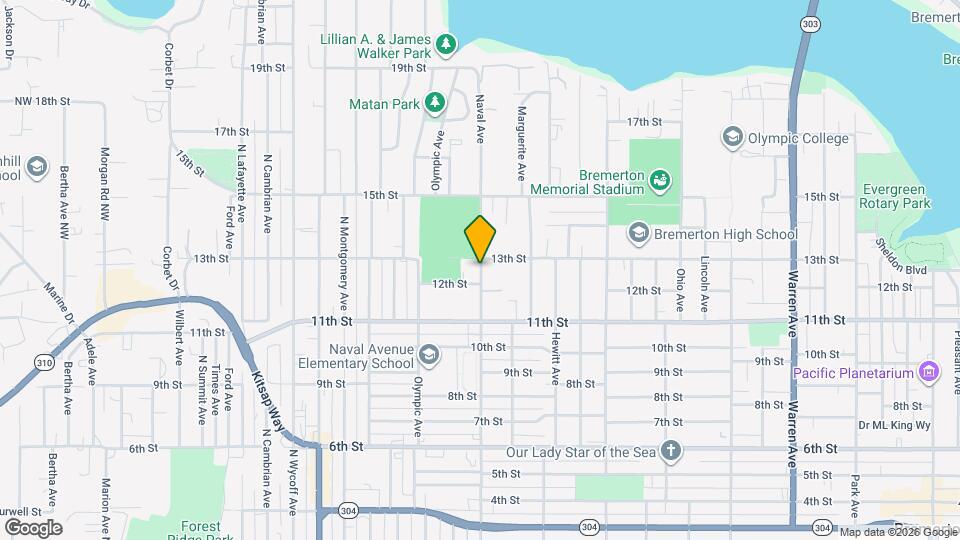 1141 Naval Ave Map and Location Details