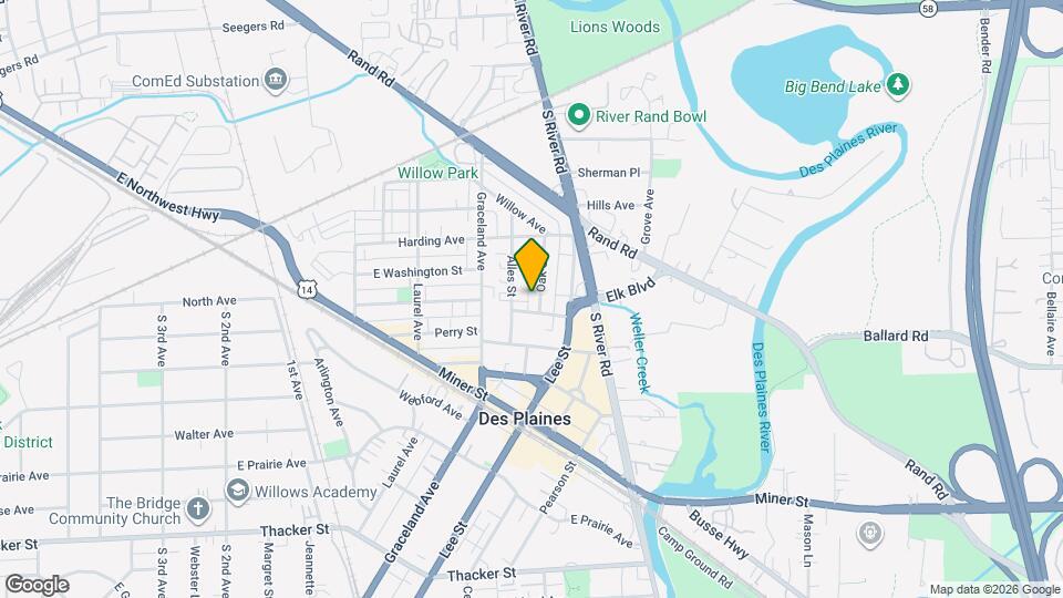 458 Oak St Mapa y Detalles de la Ubicación