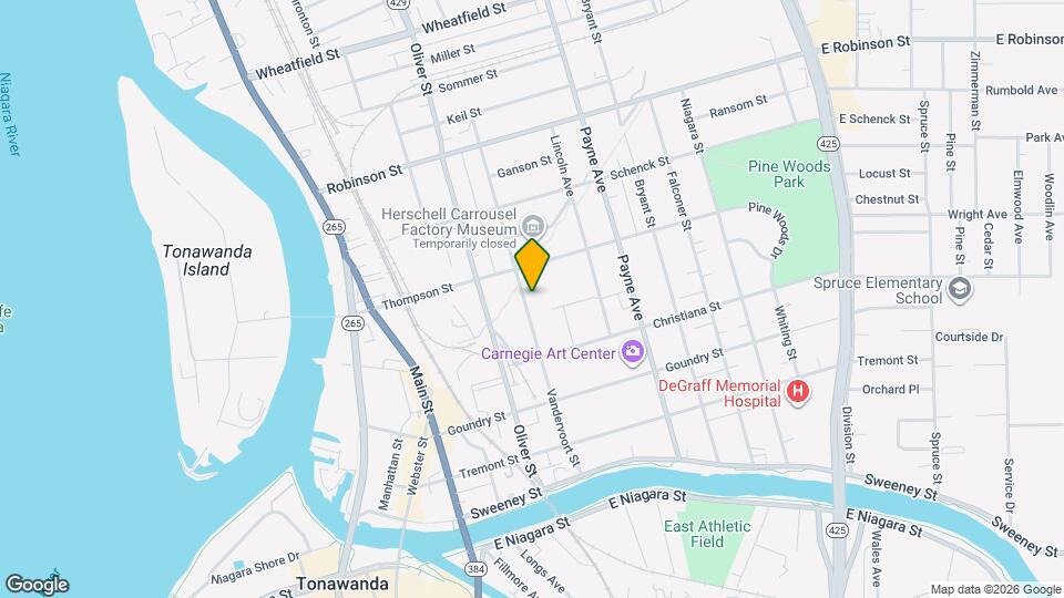 191 Vandervoort St Mapa y Detalles de la Ubicación