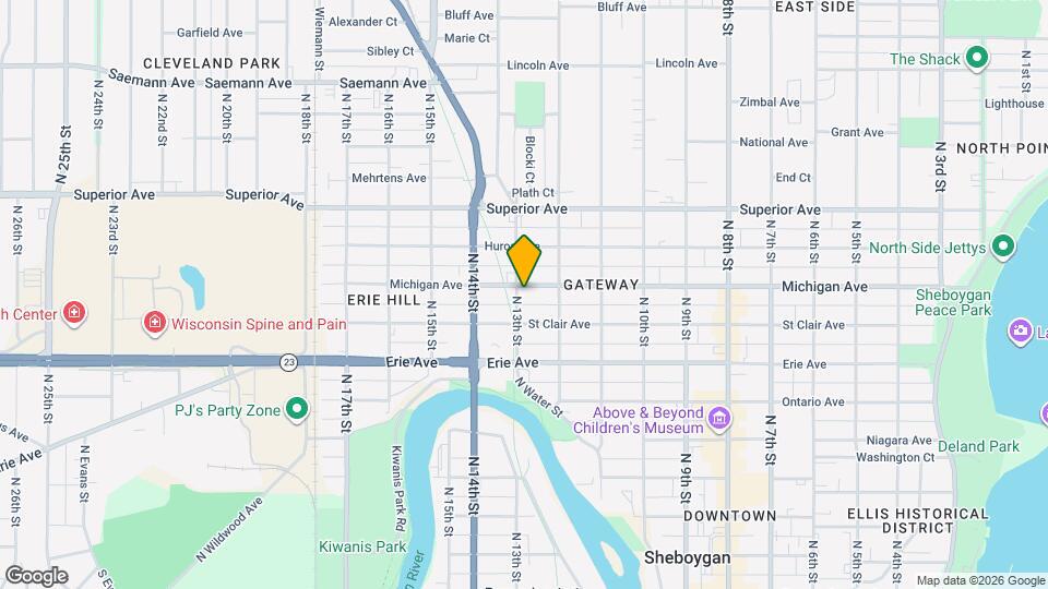 1231 Michigan Ave, Unit 1231 Map and Location Details