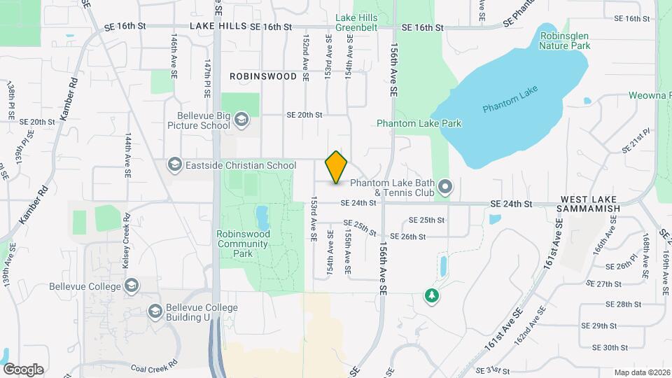 15327 SE 23rd St Mapa y Detalles de la Ubicación