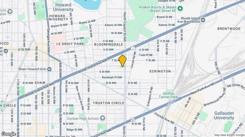 1812 North Capitol St NW Map and Location Details