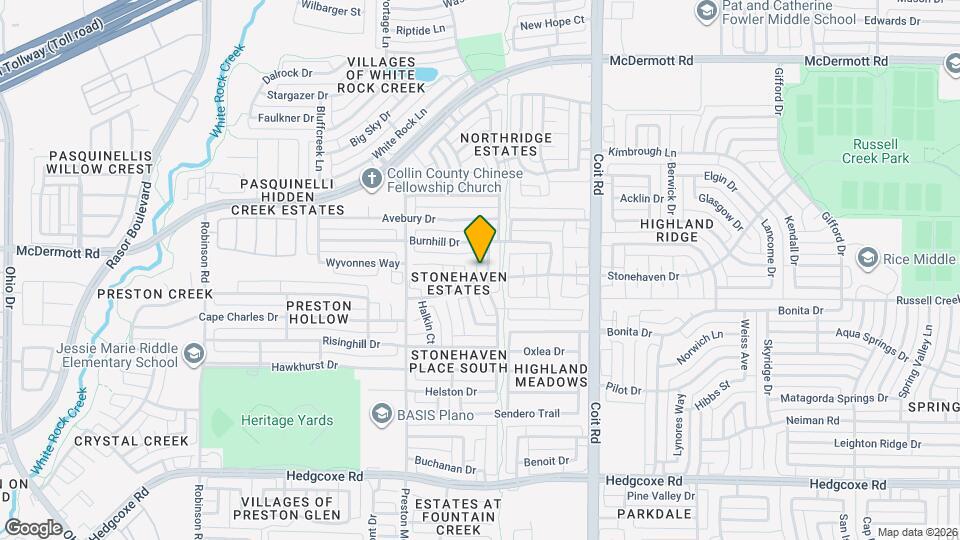 8505 Bayham Dr Map and Location Details