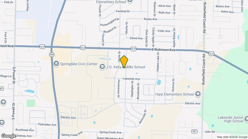 2310 Orchard St Map and Location Details