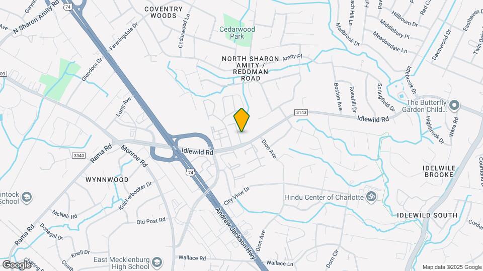 5823 Hunting Ridge Ln Map and Location Details