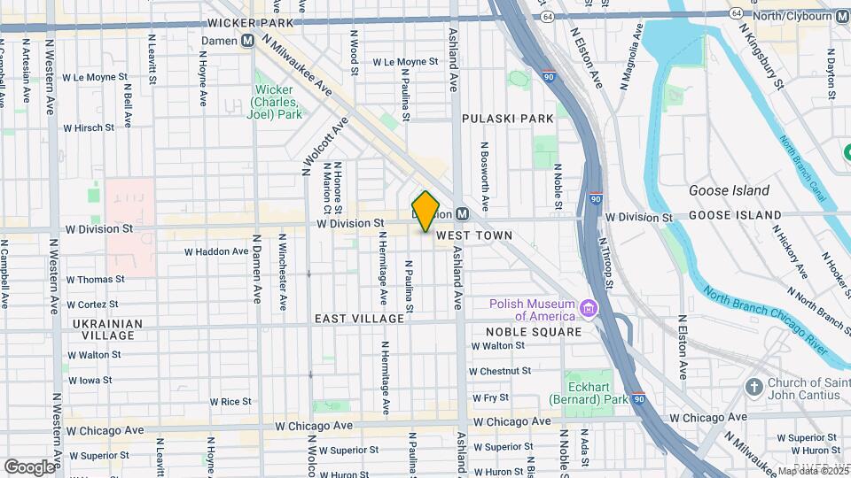 1112 N Marshfield Ave, Unit M02B Mapa y Detalles de la Ubicación