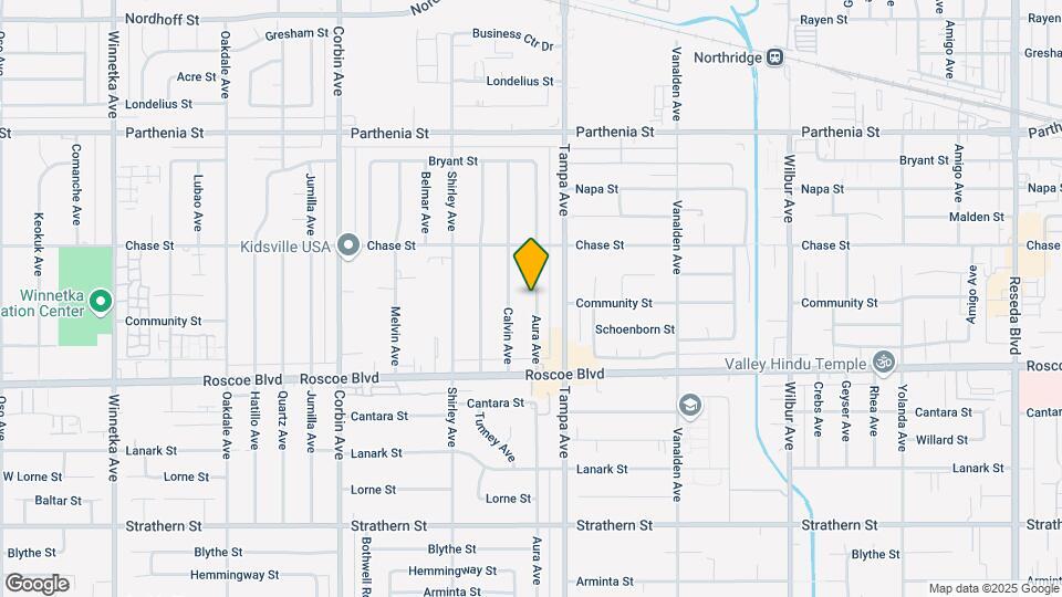 8409 Aura Ave Map and Location Details