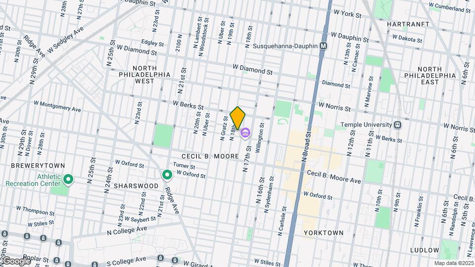 1729 W Montgomery Ave Mapa y Detalles de la Ubicación