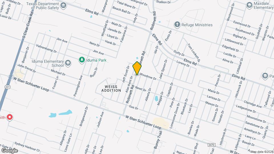 4203 Deek Dr Map and Location Details