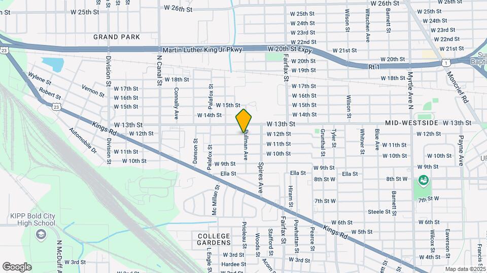 2120 Pullman Ave Map and Location Details
