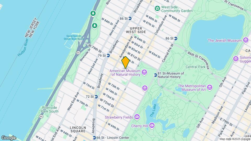 131 W 78th St Mapa y Detalles de la Ubicación