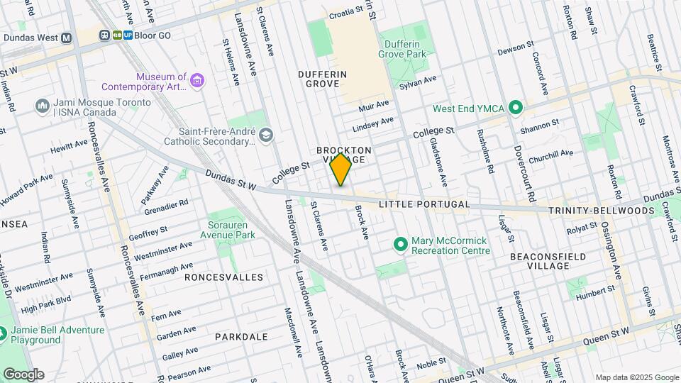 1636 Dundas St W Map and Location Details