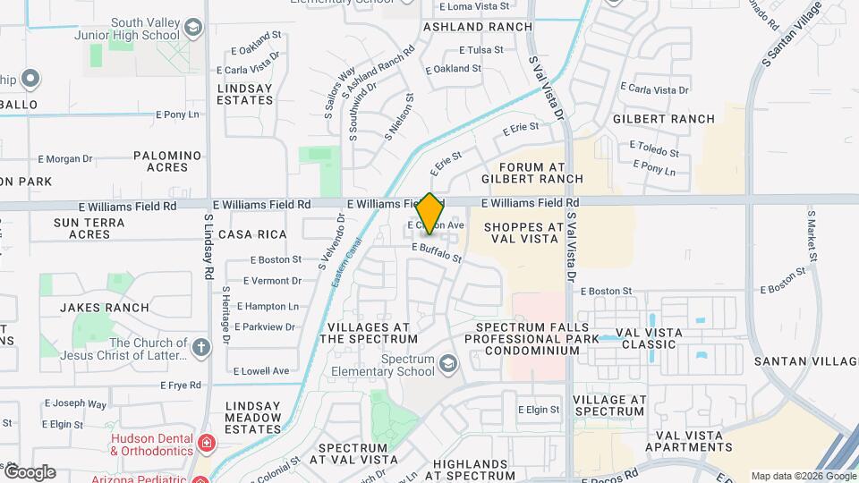 1281 E Clifton Ave Map and Location Details