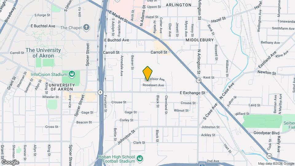 711 Roselawn Ave Map and Location Details