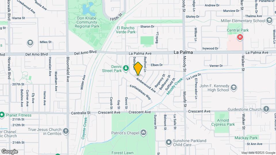 4571 Amberwood Ave Map and Location Details