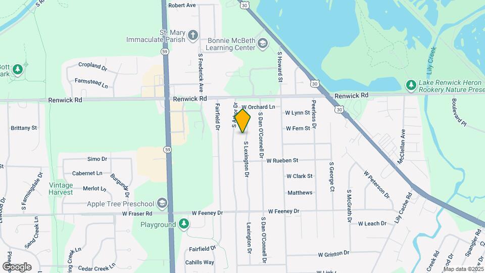 16020 S Lexington Dr Map and Location Details