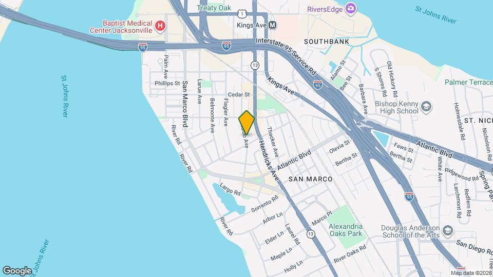 1736 Naldo Ave Map and Location Details